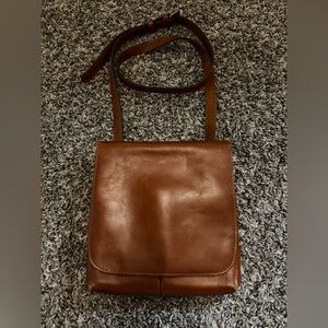 Patricia Nash Tan Leather Crossbody Bag